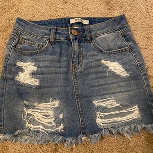 Denim skirt